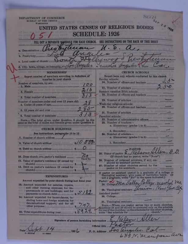 Scan of Presbyterian Church in the United States of America: 8669