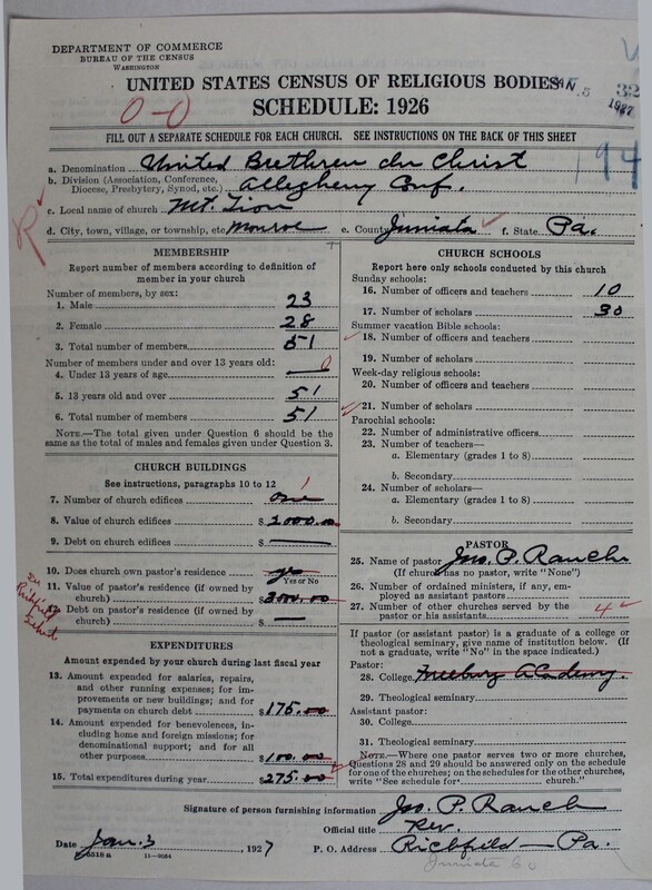 Scan of Church of the United Brethren in Christ: 322