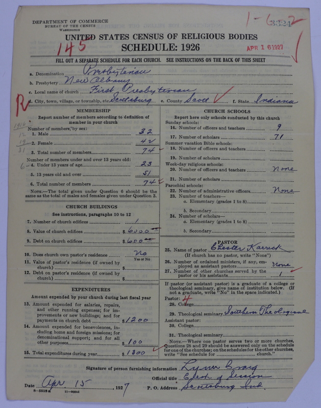 Scan of Presbyterian Church in the United States of America: 3324
