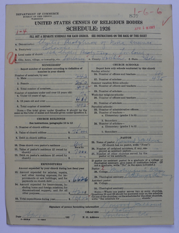 Scan of United Presbyterian Church of North America: 837