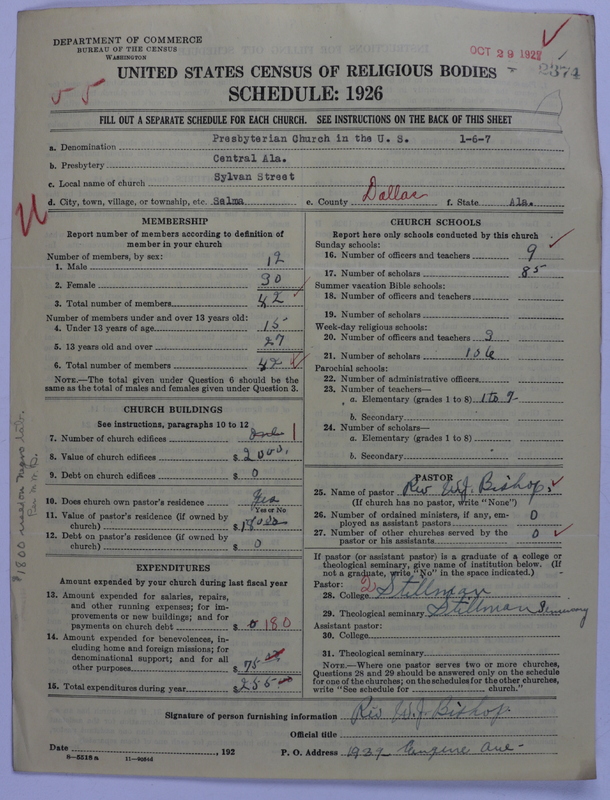 Scan of Presbyterian Church in the United States: 2374