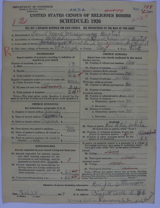 Scan of Landmark Baptist of America: 148