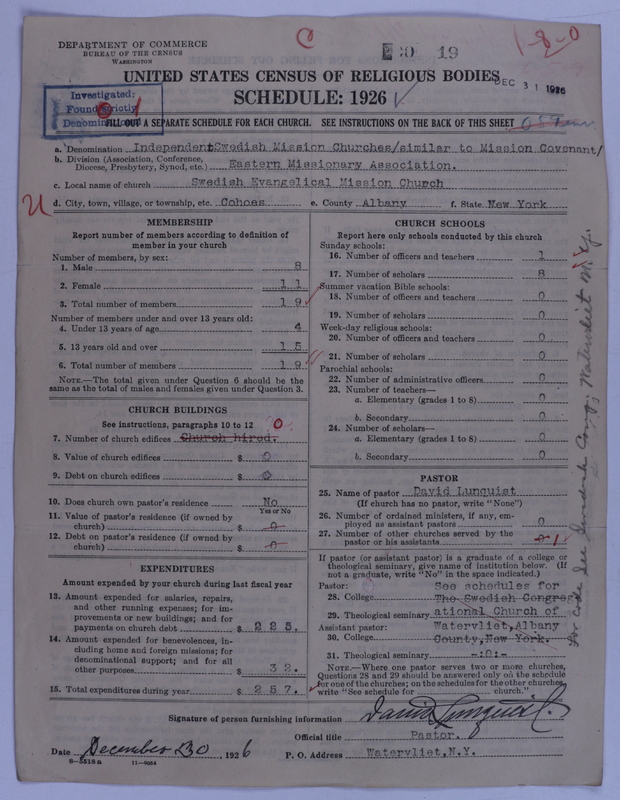 Scan of Swedish Evangelical Mission Covenant of America: 19