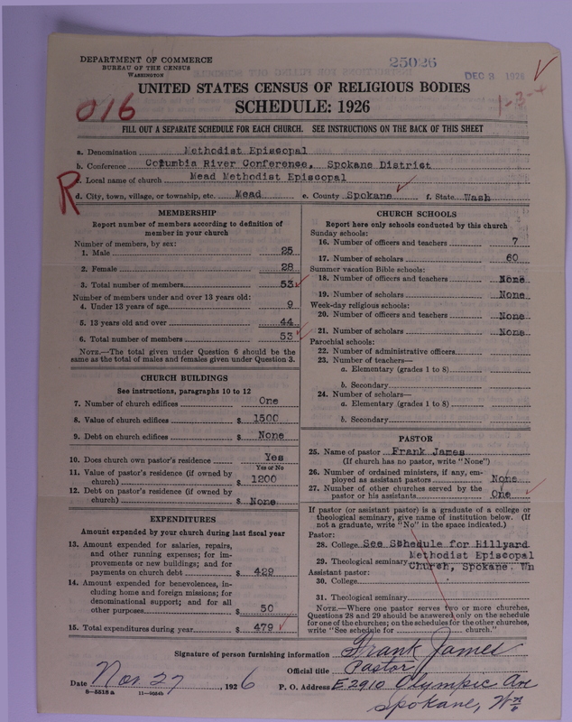 Scan of Methodist Episcopoal Church: 25026