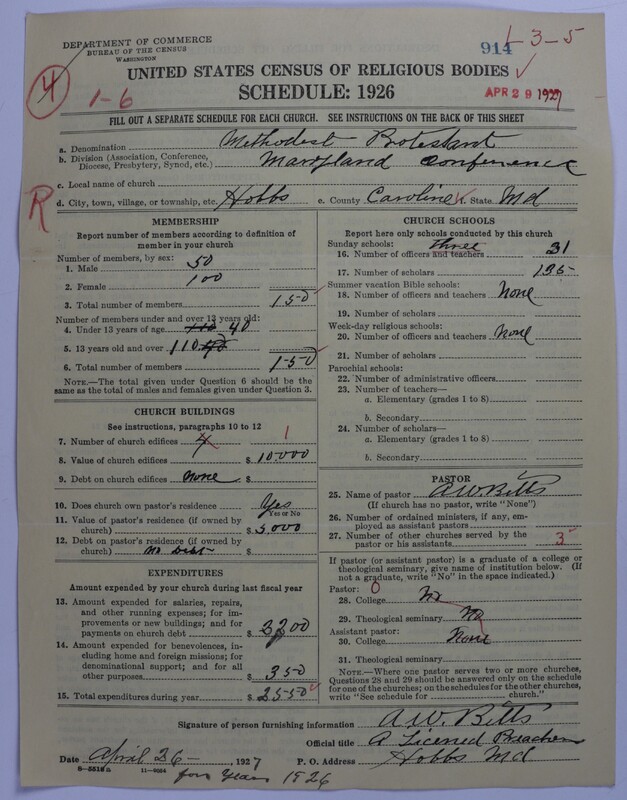 Scan of Methodist Protestant Church: 914