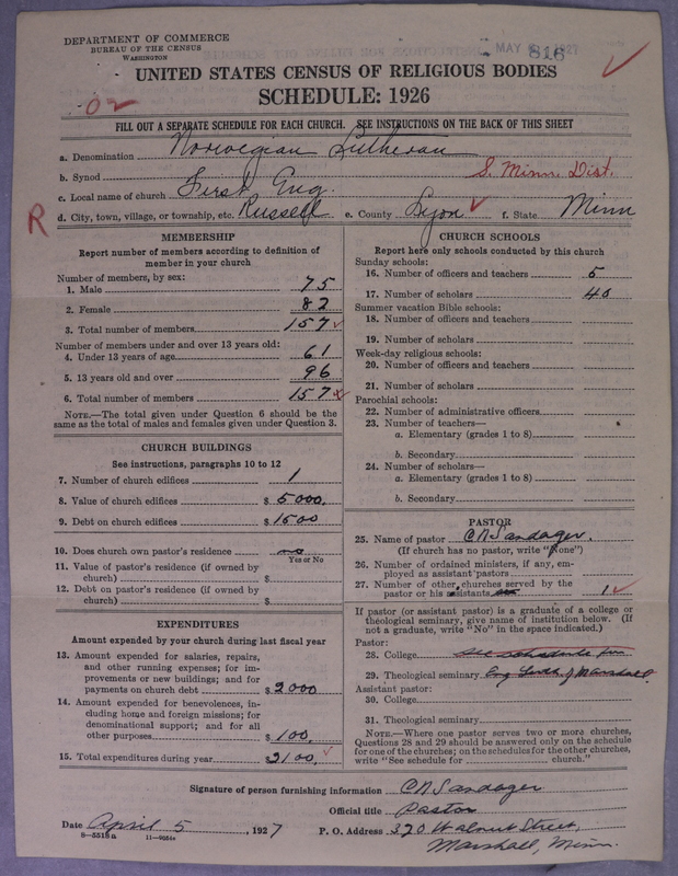 Scan of Norwegian Lutheran Church of America: 816