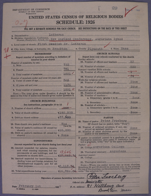 Scan of Evangelical Lutheran Augustana Synod of North America: 29