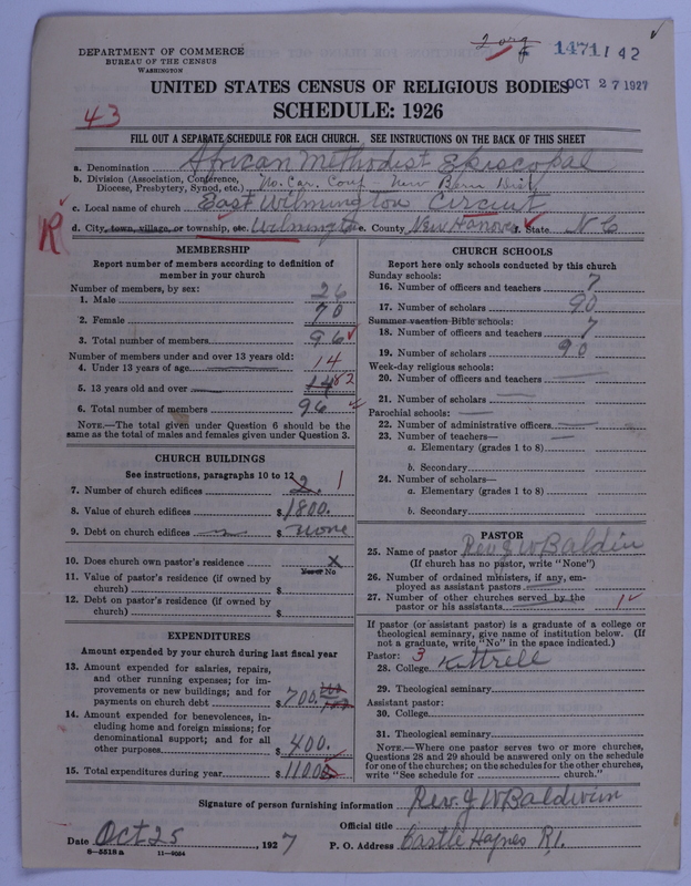 Scan of African Methodist Episcopal Church: 1471