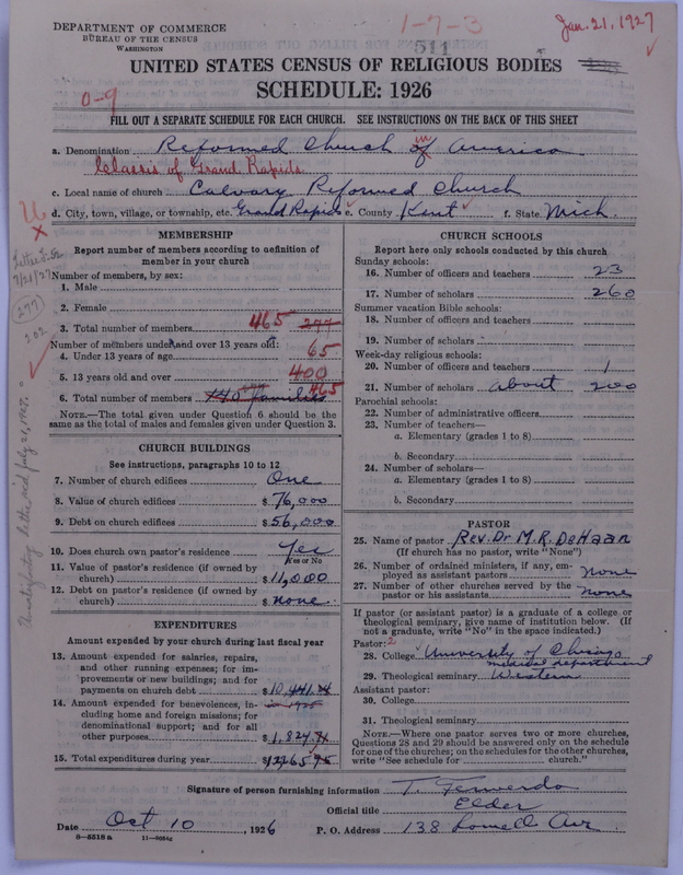 Scan of Reformed Church in America: 511