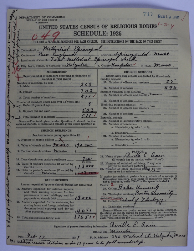 Scan of Methodist Episcopal Church: 717