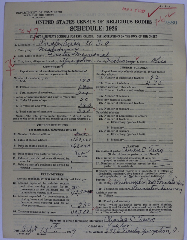 Scan of Presbyterian Church in the United States of America: 2880