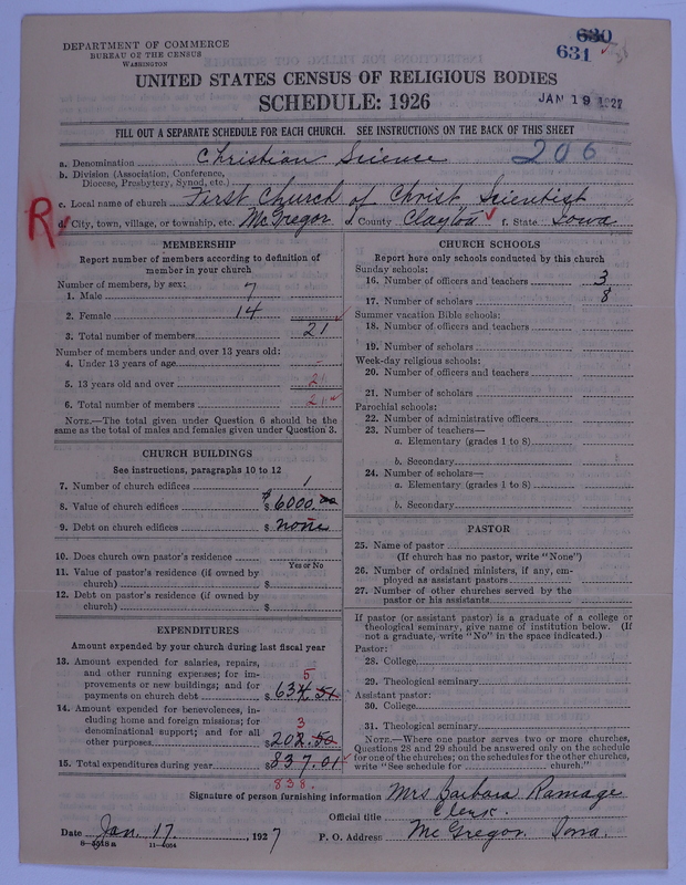 Scan of Church of Christ, Scientist: 631