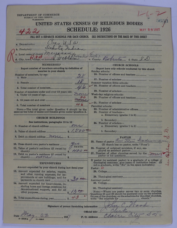 Scan of Presbyterian Church in the United States of America: 5653