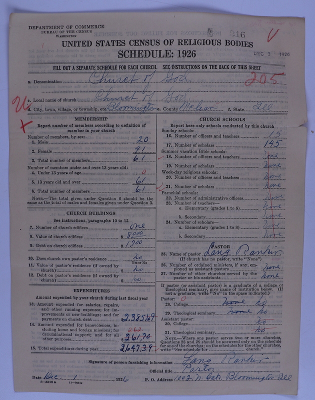 Scan of Church of God (Headquarters, Anderson, Ind.): 216