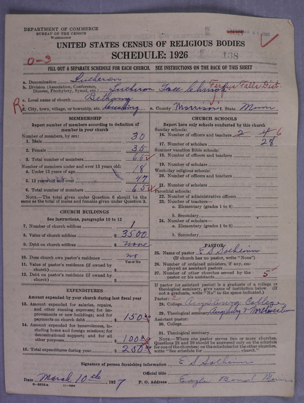 Scan of Lutheran Free Church: 138