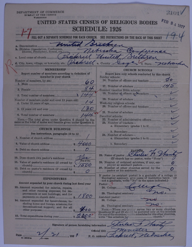 Scan of Church of the United Brethren in Christ: 2101