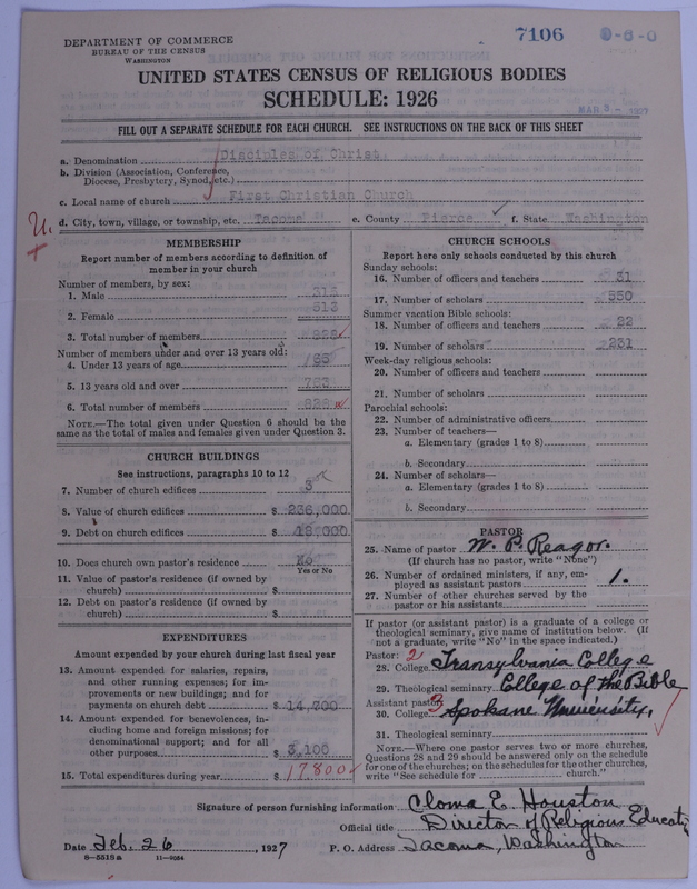 Scan of Disciples of Christ: 7106