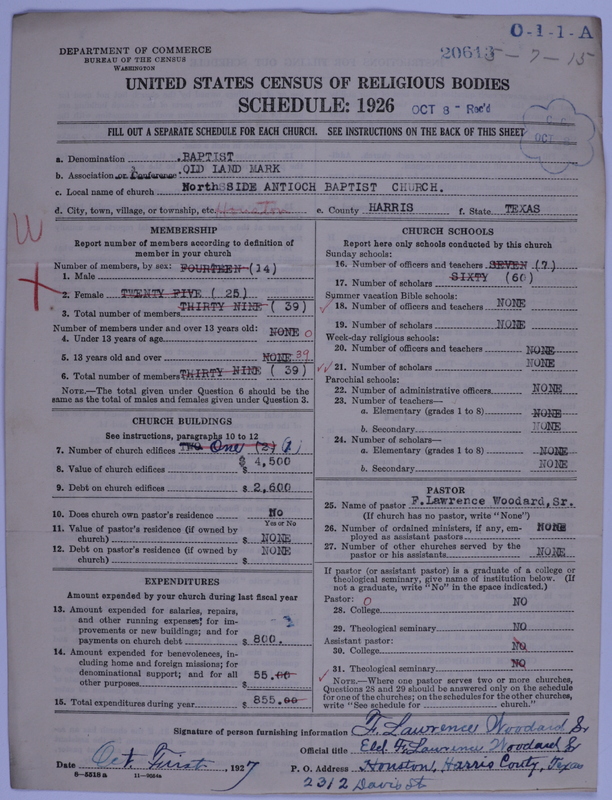 Scan of Negro Baptists: 20613