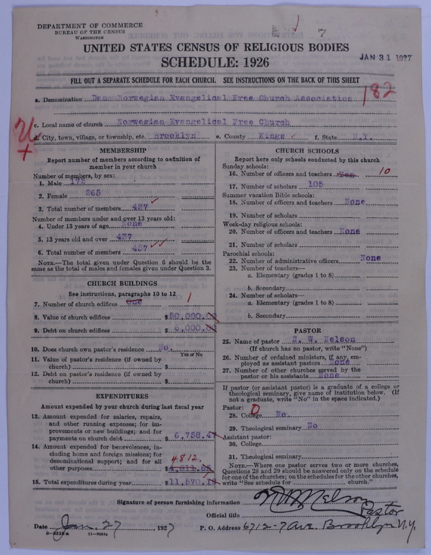 Scan of Norwegian and Danish Evangelical Free Church Association of North America: 7