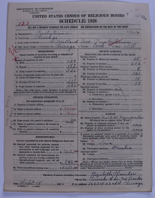 Scan of Presbyterian Church in the United States of America: 3450