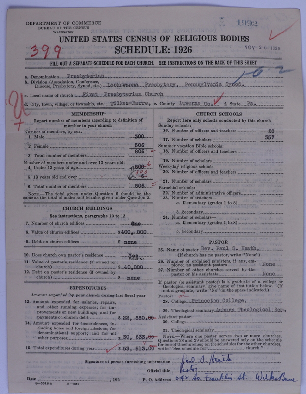 Scan of Presbyterian Church in the United States of America: 1992