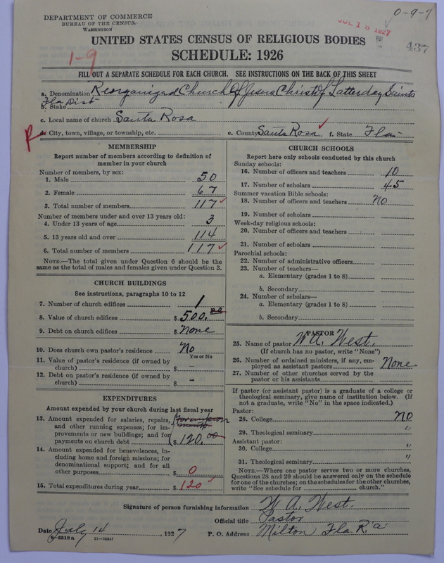 Scan of Reorganized Church of Jesus Christ of Latter Day Saints: 437