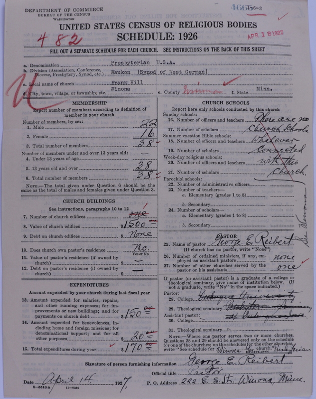 Scan of Presbyterian Church in the United States of America: 4665