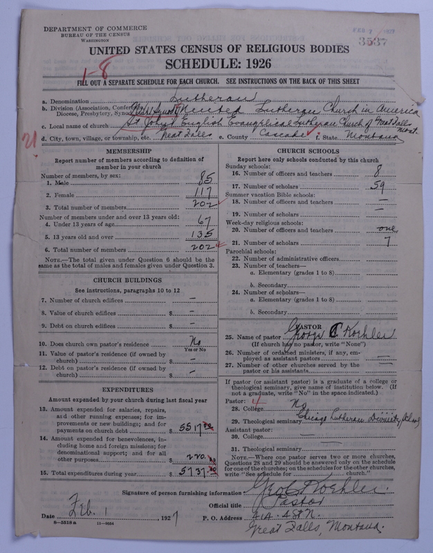 Scan of United Lutheran Church in America: 3537
