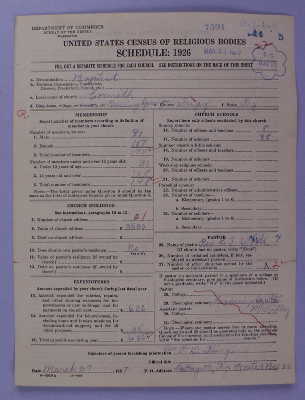 Scan of Negro Baptists: 7591