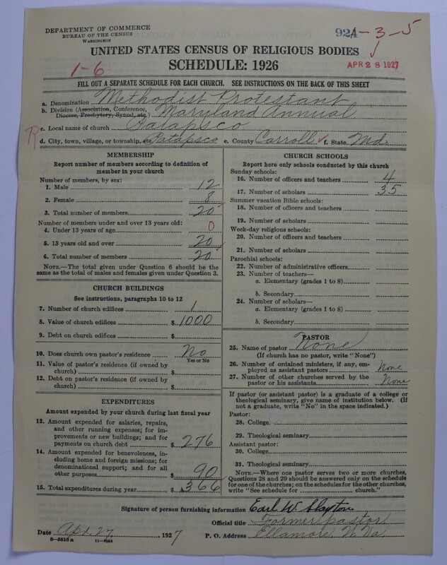 Scan of Methodist Protestant Church: 924