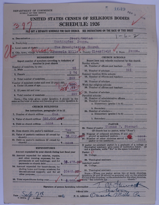 Scan of Presbyterian Church in the United States of America: 1649