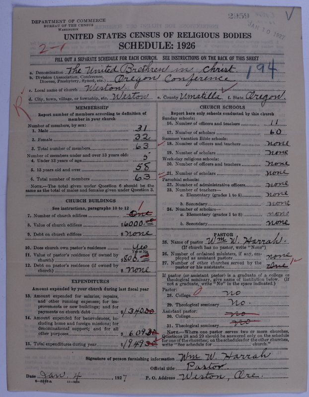 Scan of Church of the United Brethren in Christ: 2959