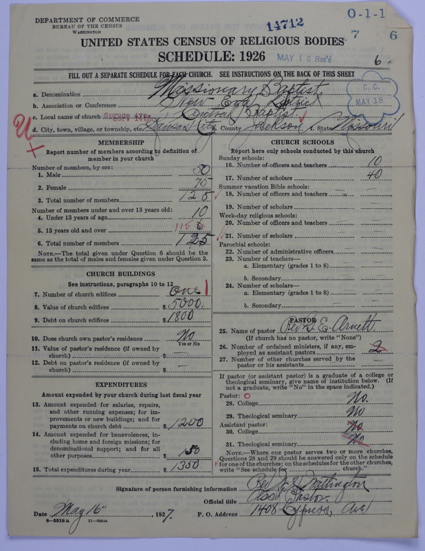 Scan of Negro Baptists: 14712