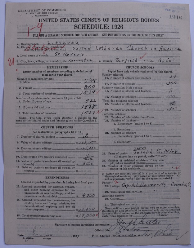 Scan of United Lutheran Church in America: 1946