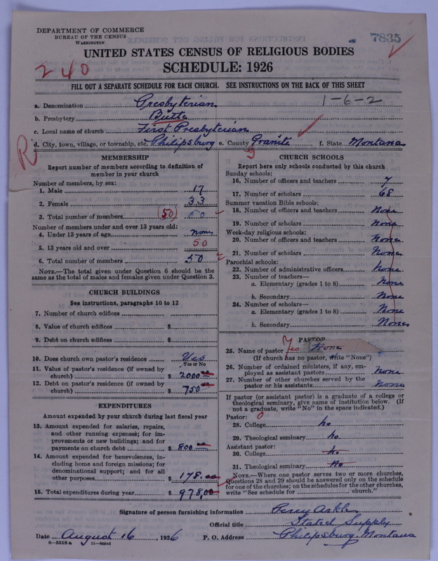 Scan of Presbyterian Church in the United States of America: 7835