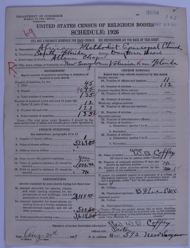 Scan of African Methodist Episcopal Church: 3934