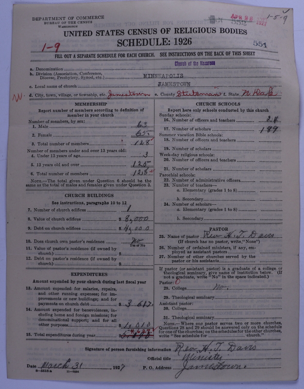 Scan of Church of the Nazarene: 551