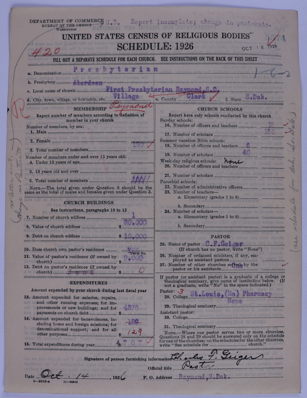 Scan of Presbyterian Church in the United States of America: 5574
