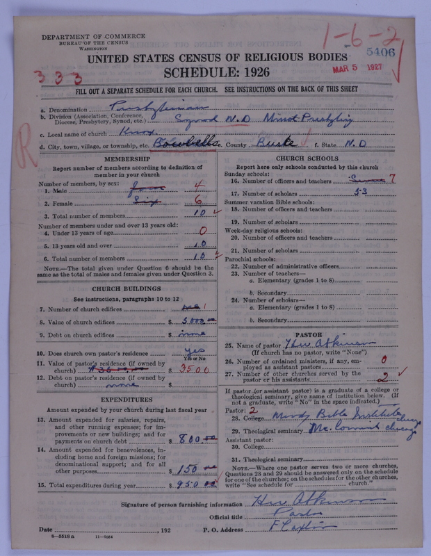 Scan of Presbyterian Church in the United States of America: 5406