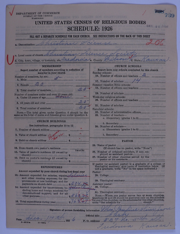 Scan of Church of Christ, Scientist: 739