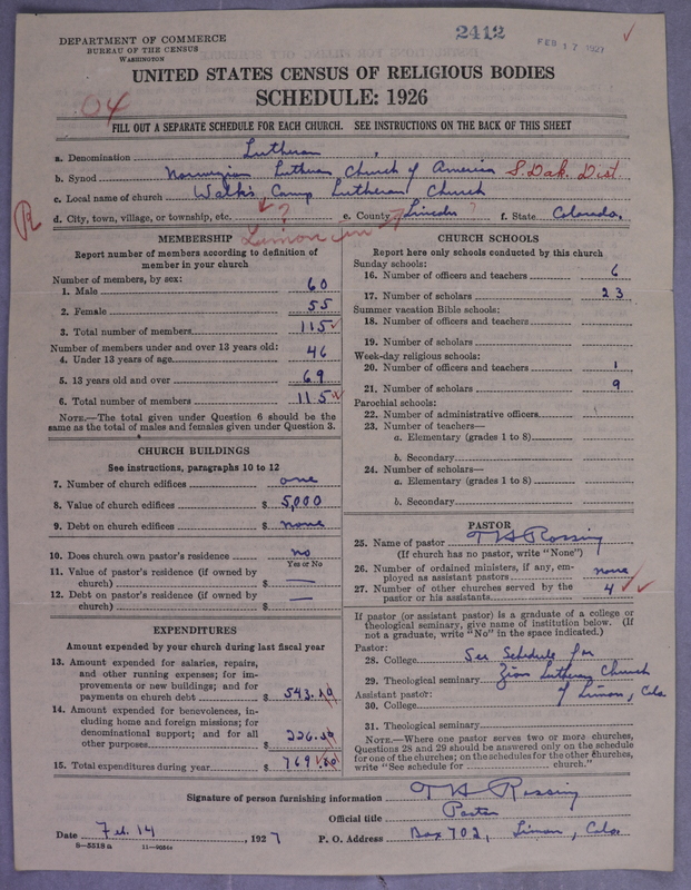 Scan of Norwegian Lutheran Church of America: 2413