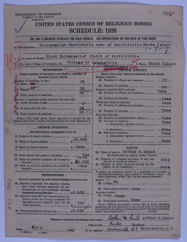 Scan of Universalist Church: 199