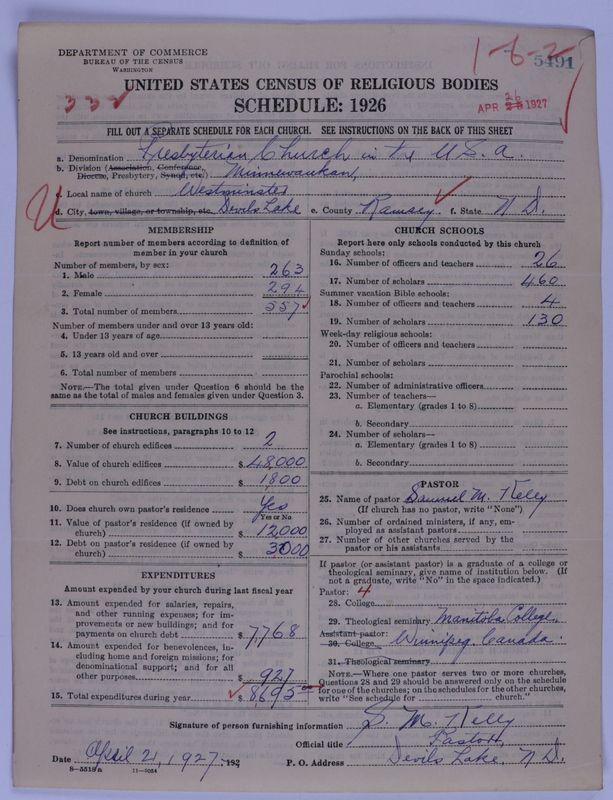 Scan of Presbyterian Church in the United States of America: 5491