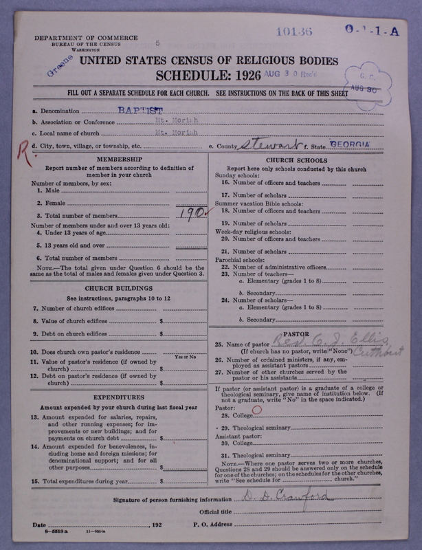Scan of Negro Baptists: 10136