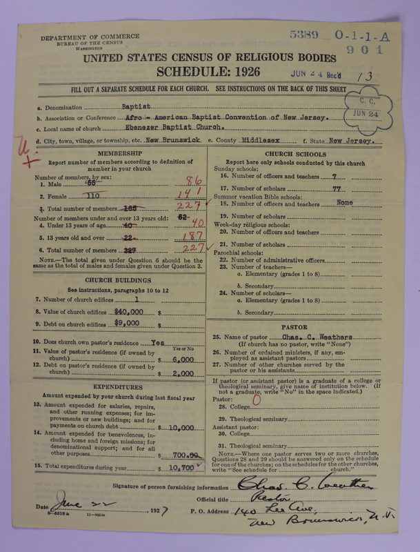 Scan of Negro Baptists: 5389