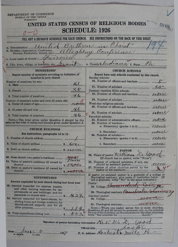 Scan of Church of the United Brethren in Christ: 308