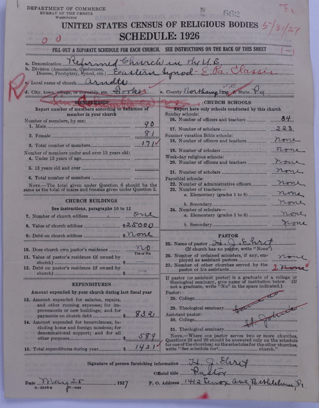 Scan of Reformed Church in the United States: 662