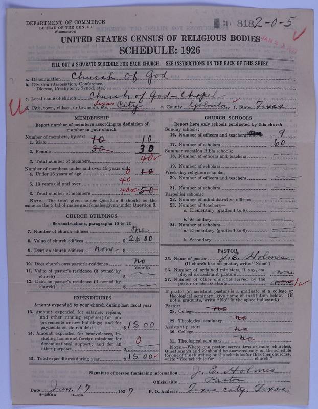 Scan of Church of God (Headquarters, Anderson, Ind.): 818