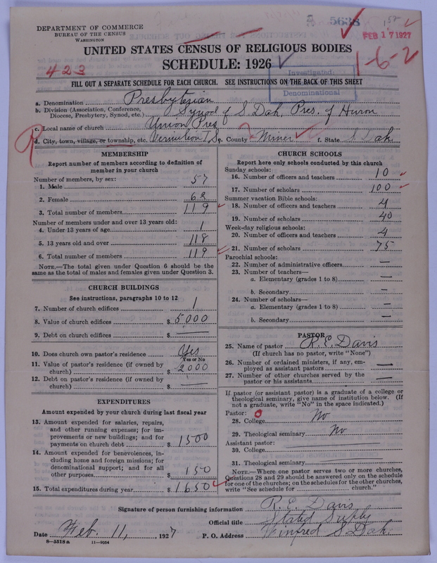 Scan of Presbyterian Church in the United States of America: 5638