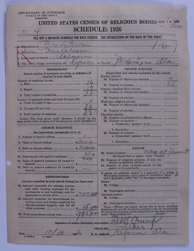 Scan of Presbyterian Church in the United States: 2496